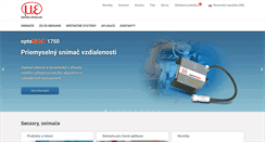 Desktop Screenshot of micro-epsilon.sk
