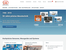 Tablet Screenshot of micro-epsilon.de